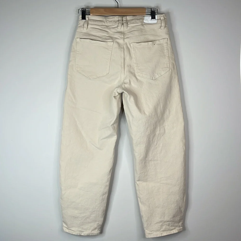 Paige Alexis High Rise Tapered Cargo Jeans in Blonde Sand Size 29 - Picture 5 of 12